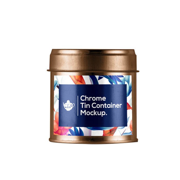 Chrome tin container